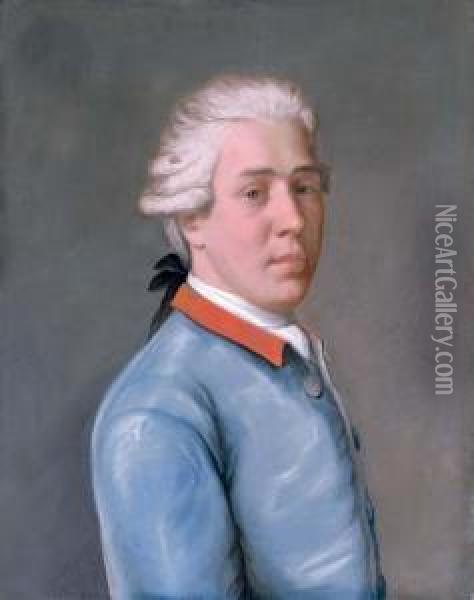Portrait Of A Young Englishman Oil Painting - Etienne Liotard