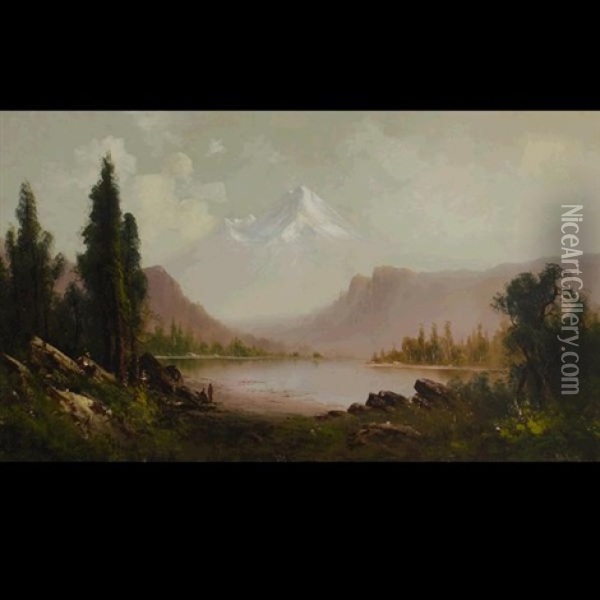 Mount Shasta Oil Painting - William Weaver Armstrong
