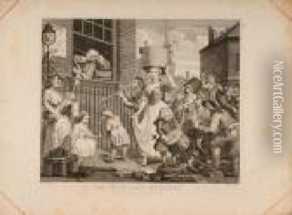 The Enraged Musician Oil Painting - William Hogarth