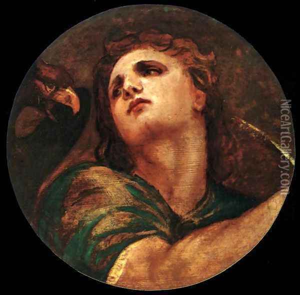 St John the Evangelist 2 Oil Painting - Tiziano Vecellio (Titian)
