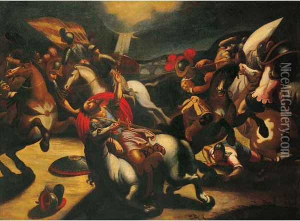 Conversione Di San Paolo Oil Painting - Gaspare Celio