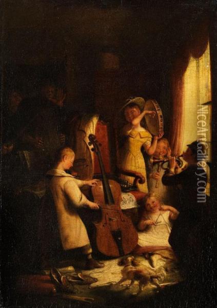 Das Dissonante Kinderkonzert Oil Painting - William Kidd