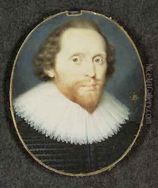 Man said to be William Herbert 3rd Earl of Pembroke 1625 Oil Painting - Peter Oliver