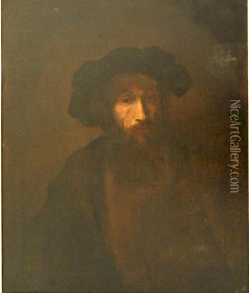 Portrait Of A Man Oil Painting - Rembrandt Van Rijn