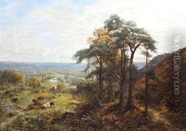 Guildford Oil Painting - George William Mote