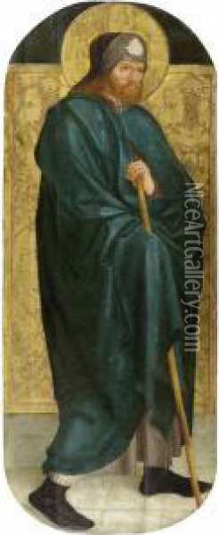 Saint Jacob Oil Painting - Barholome Zeitblom