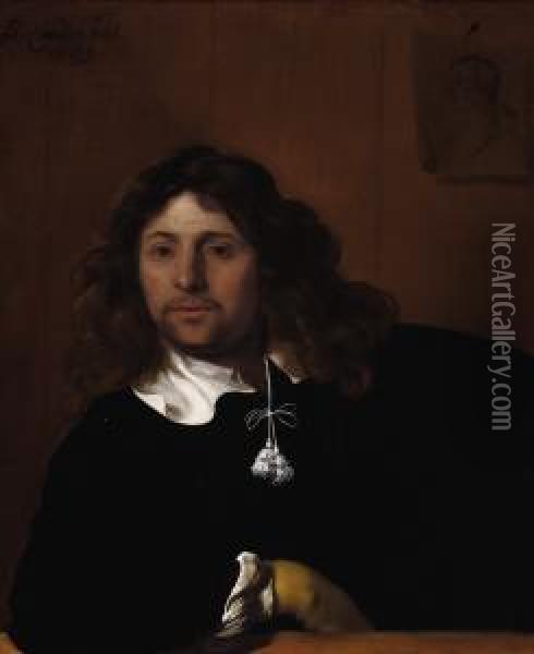 Portrait Of A Gentleman Oil Painting - Bartholomeus Van Der Helst