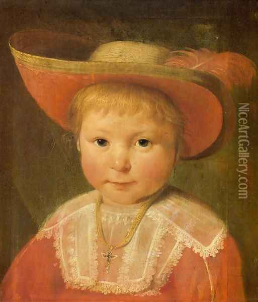 Portrait of a Child Oil Painting - Jacob Gerritsz. Cuyp