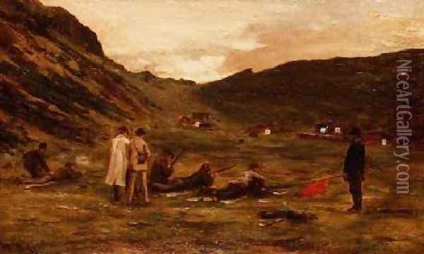 The Rifle Range Oil Painting - William Darling McKay
