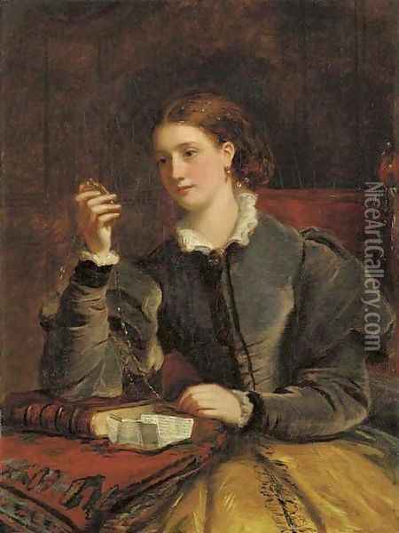 The Keepsake Oil Painting - William Powell Frith
