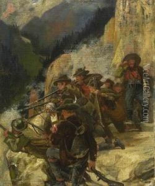Tiroler Freiheitskampfer Oil Painting - Franz Von Defregger