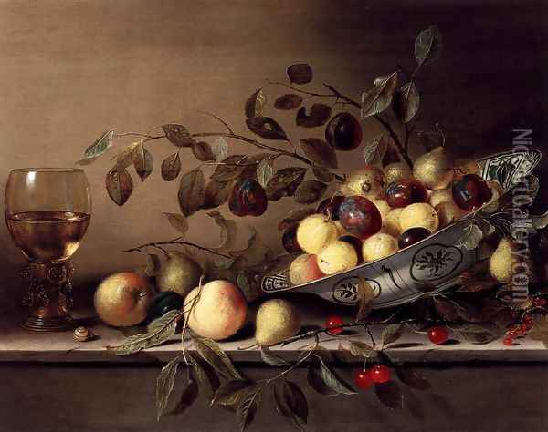 Still-Life 1637-39 Oil Painting - Gillis Gillisz. de Bergh