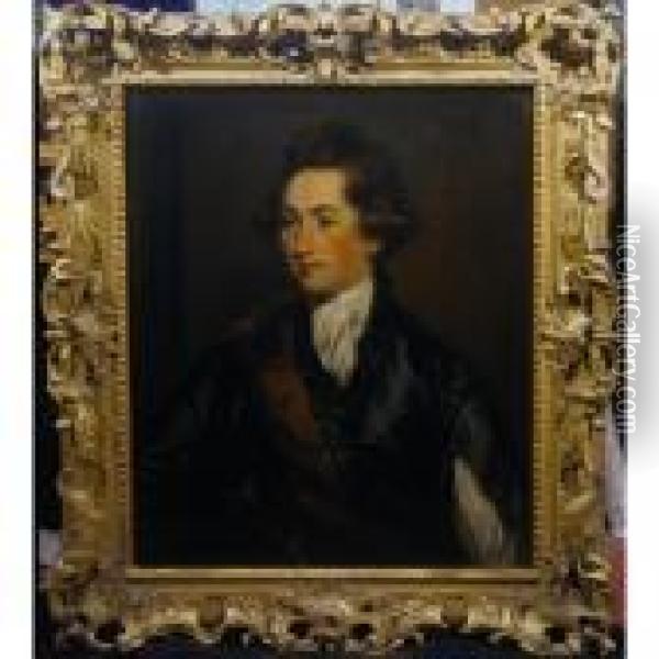 Portrait Of Sir John Stepney, 8th Bt. (1743 - 1811) Oil Painting - Sir Joshua Reynolds