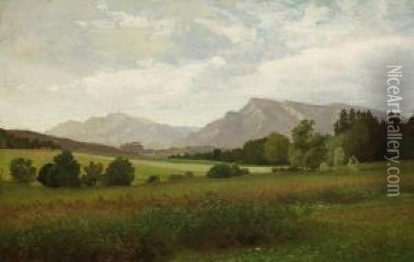 Salzburger Land Oil Painting - Valentin Ruths