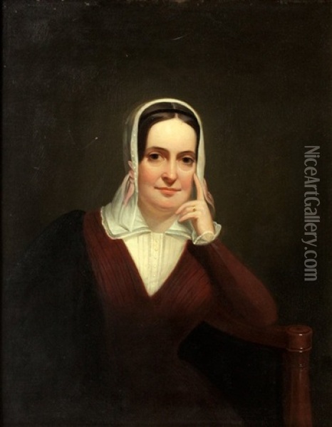Portrait Oil Painting - Eliza Champion Goodrich