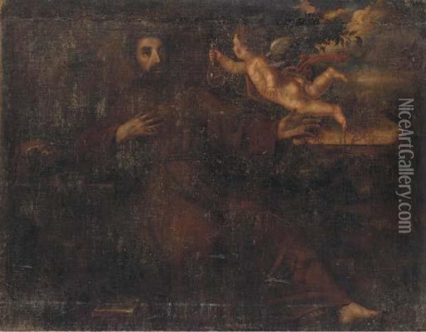 Saint Francis Oil Painting - Francisco Ribalta