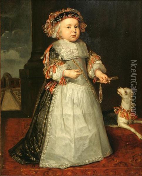 Portrait Of A Royal Child Oil Painting - Hendrick Berckman