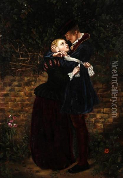 'a Huguenot On St. Bartholomew's Day' Oil Painting - Sir John Everett Millais