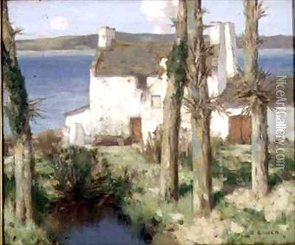 A Breton Village Oil Painting - David Gauld
