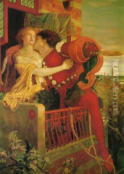 Romeo and juliet brown Oil Painting - Ford Madox Brown