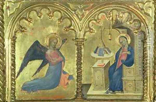 The Annunciation Oil Painting - Milano Giovanni da