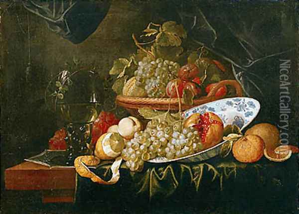 Still Life of Fruit Oil Painting - Alexander Coosemans
