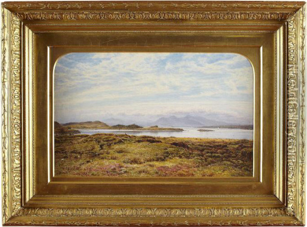 Dunstaffnage From North Connel Moor Oil Painting - Waller Hugh Paton
