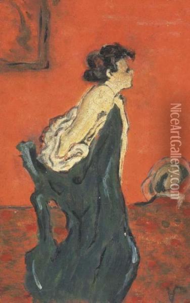 Marthe Mellot Oil Painting - Jean-Edouard Vuillard