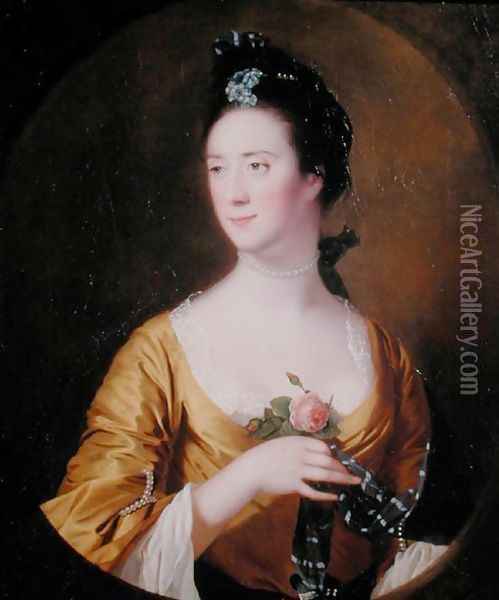 Portrait of a Lady, c.1765 Oil Painting - Josepf Wright Of Derby