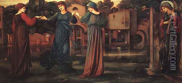 The Mill Oil Painting - Maria Euphrosyne Spartali, later Stillman