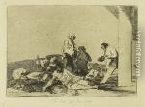No Hay Que Darvoces Oil Painting - Francisco De Goya y Lucientes