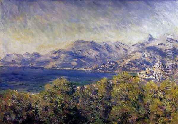 View Of Ventimiglia Oil Painting - Claude Oscar Monet