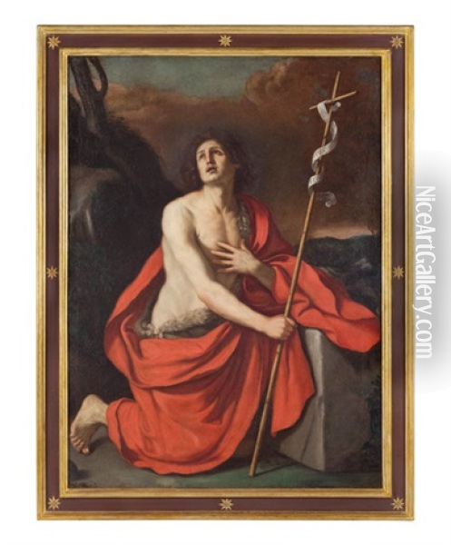 San Giovanni Battista Oil Painting -  Guercino