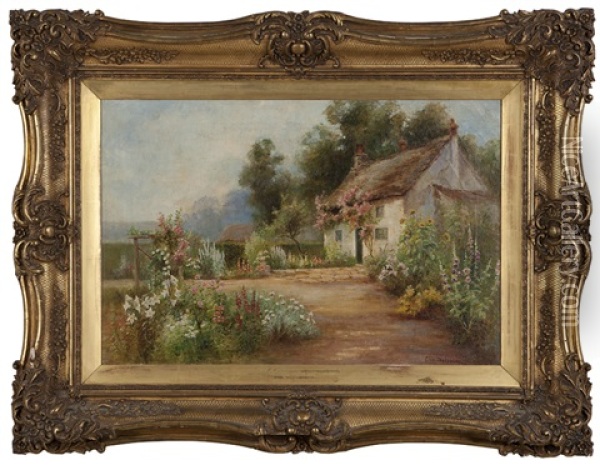 A Cornish Homestead Oil Painting - Eva Walbourn