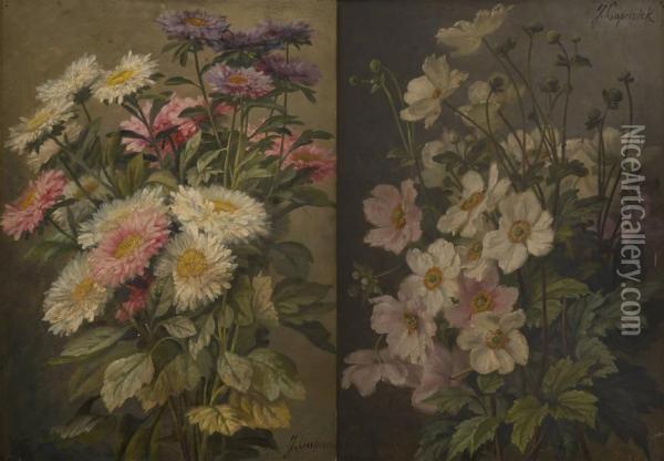 Compositions Florales Oil Painting - Jean Capeinick