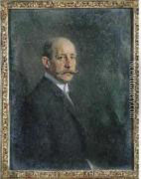Portrait Du Prince Georges De Grece Oil Painting - Manuel Barthold