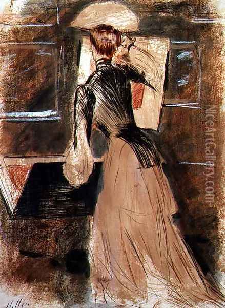 Madeleine Carlier Oil Painting - Paul Cesar Helleu