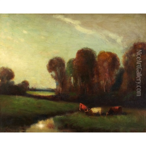 Autumn Oil Painting - John A. Hammond