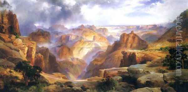 Grand Canyon IV Oil Painting - Thomas Moran