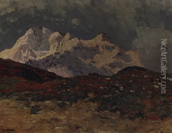 Hochgebirgslandschaft Oil Painting - Franz Xaver Hoch