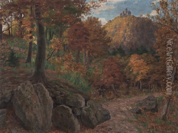 Landscape Oil Painting - Peter Paul Draewing