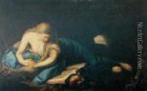 Maria Magdalena Oil Painting - Guido Reni