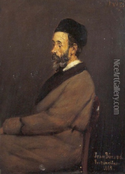 Portrait De J.j. Weiss Oil Painting - Jean Beraud