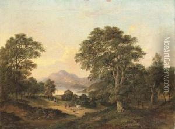 Near Loch Lomond, Dumbarton Oil Painting - Jane Nasmyth
