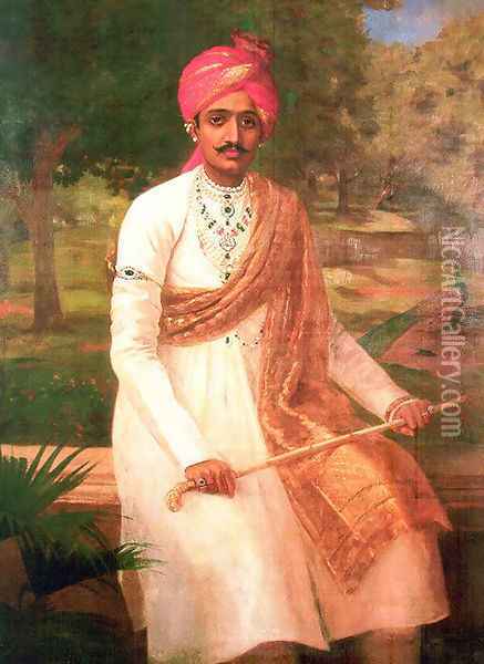 Lord Govindadas Krishnadas Oil Painting - Raja Ravi Varma