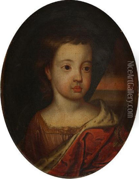 Portrait Of Prince James Francis Edward Stuart Oil Painting - Nicolas de Largillierre
