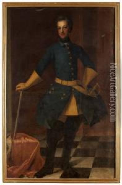 Hertig Karl Fredrik Av Holstein-gottorp Oil Painting - David von Krafft