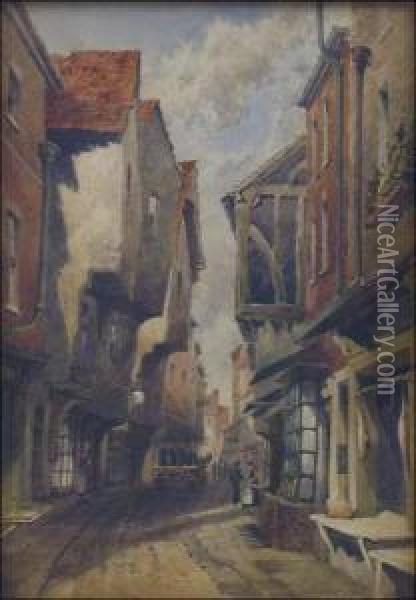 The Shambles Oil Painting - William James Boddy