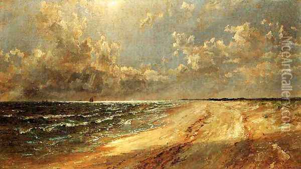 Seascape Oil Painting - Jasper Francis Cropsey