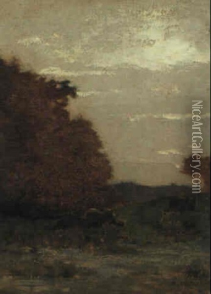 Paysage D'automne Oil Painting - Francois-Louis-David Bocion